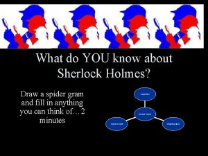 What do YOU know about Sherlock Holmes Draw