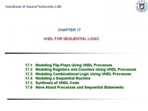 Nonlinear Neural Networks LAB CHAPTER 17 VHDL FOR