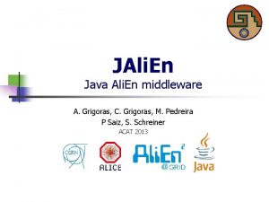JAli En Java Ali En middleware A Grigoras
