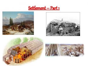 Settlement Part 1 Settlement Definitions Rural Urbanization RuralUrban