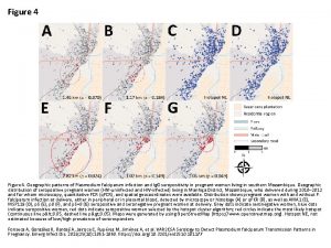 Figure 4 Geographic patterns of Plasmodium falciparum infection