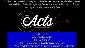 9 31 Then the churches throughout all Judea