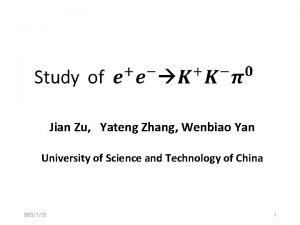 Jian Zu Yateng Zhang Wenbiao Yan University of