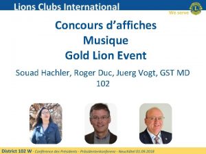 Concours daffiches Musique Gold Lion Event Souad Hachler