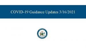 COVID19 Guidance Updates 3162021 Me CDC Travel Guidance