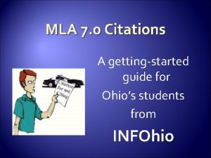 MLA 7 0 Citations A gettingstarted guide for