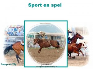 Sport en spel Powerpoint made by Tilly tilly