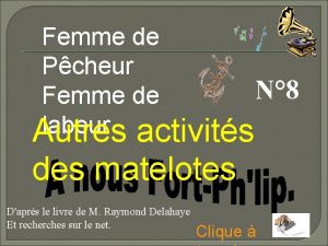 Femme de Pcheur N 8 Femme de labeur