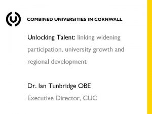 Unlocking Talent linking widening participation university growth and