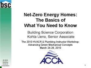 NetZero Energy Homes The Basics of What You