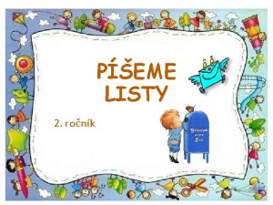 PEME LISTY 2 ronk U sme sa uili