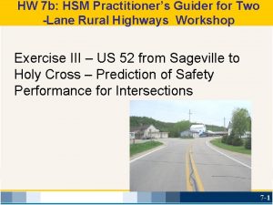 HW 7 b HSM Practitioners Guider for Two