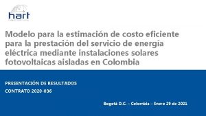 Modelo para la estimacin de costo eficiente para