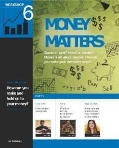 6 WORKSHOP MONEY MATTERS Spend or save Invest