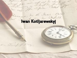 Iwan kotljarewskyj