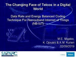 The Changing Face of Telcos in a Digital