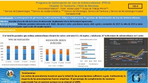 Programa de Optimizacin de Uso de Antimicrobianos PROA