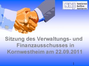 Sitzung des Verwaltungs und Finanzausschusses in Kornwestheim am