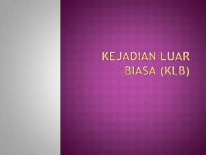 What is Adalah kejadian berjangkitnya suatu penyakit menular