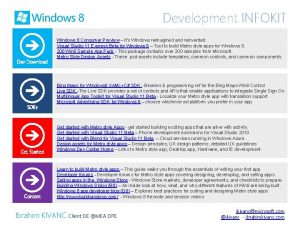 Development INFOKIT Dev Download SDKs Get Started Content