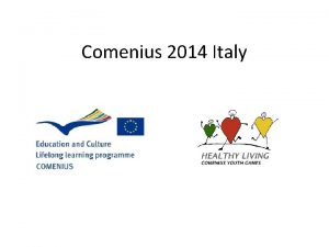 Comenius 2014 Italy Waddon leisure centre the centre