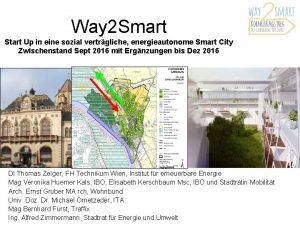 Way 2 Smart Start Up in eine sozial