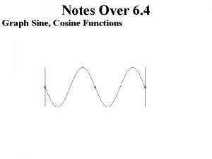 Notes Over 6 4 Graph Sine Cosine Functions