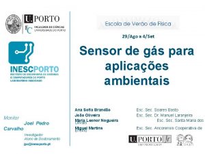 29Ago a 4Set Sensor de gs para aplicaes