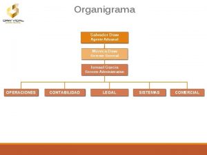 Organigrama Salvador Daw Agente Aduanal Mnica Daw Gerente