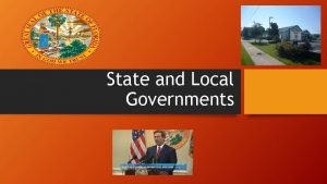 State and Local Governments State Government Legislative Branch