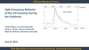 OECD and Banque de France HighFrequency Behavior of