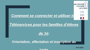 Comment se connecter et utiliser les Tlservices pour