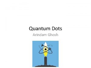 Quantum Dots Arindam Ghosh Physics research on quantum