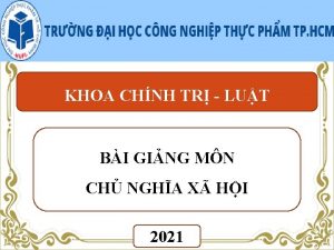 KHOA CHNH TR LUT BI GING MN CH