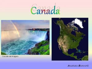 Canada Cascate del Niagara Anastasia Biancardi La bandiera