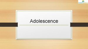 Adolescence Definition of Adolescence What is adolescence Try
