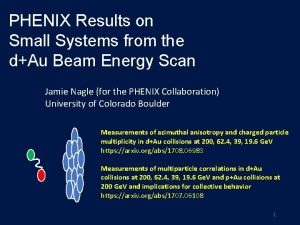 PHENIX Results on Small Systems from the dAu