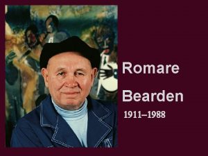 Romare Bearden 1911 1988 Biography Born in Charlotte