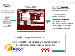 LICENCIA MDICA Como indica Ampliacin 1 supuestamente es