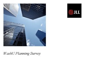 Wash U Planning Survey Annual Survey vs Planning