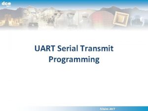 UART Serial Transmit Programming Nhm ANT SCON register