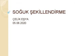 SOUK EKLLENDRME ELK EYA 05 06 2020 DOLAP