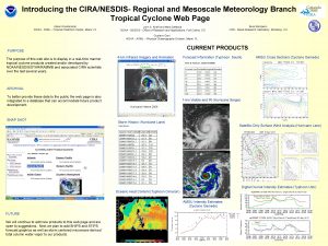 Introducing the CIRANESDIS Regional and Mesoscale Meteorology Branch