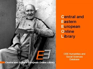 Central and Eastern European Online Library CEE Humanities