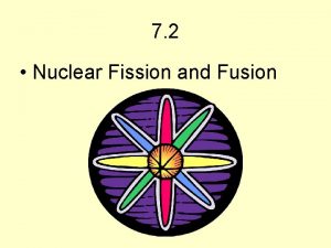 7 2 Nuclear Fission and Fusion Nuclear Fission