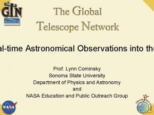 altime Astronomical Observations into the Prof Lynn Cominsky