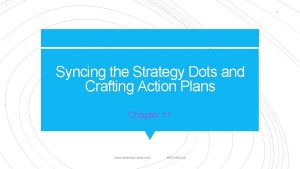 1 Syncing the Strategy Dots and Crafting Action