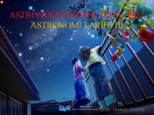 ASTRONOM DERSNE GR 2017 ASTRONOM TARH III Prof