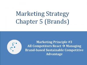 Marketing Strategy Chapter 5 Brands Marketing Principle 3