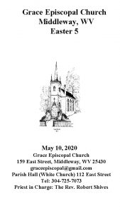 Grace Episcopal Church Middleway WV Easter 5 May